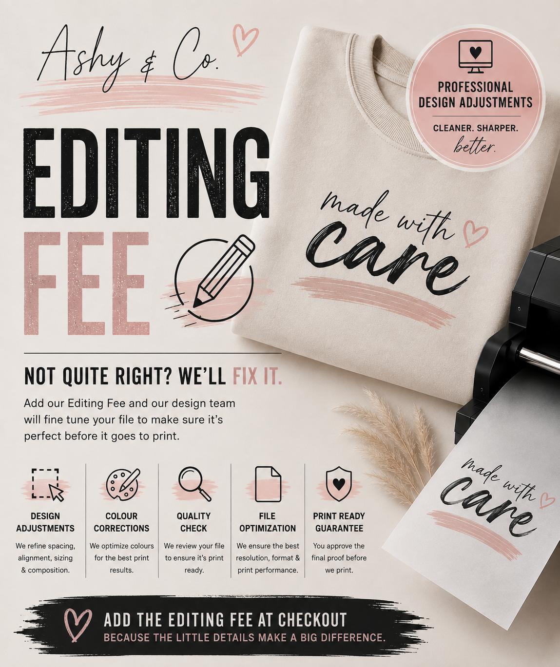 Gang Sheet Editing Fee - built for you!