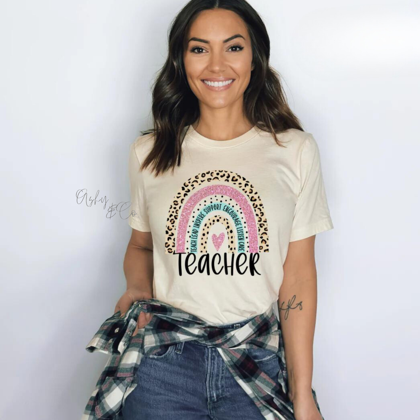 Rainbow Teacher Tee