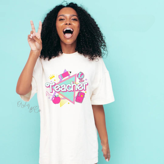 Retro Teacher Tee