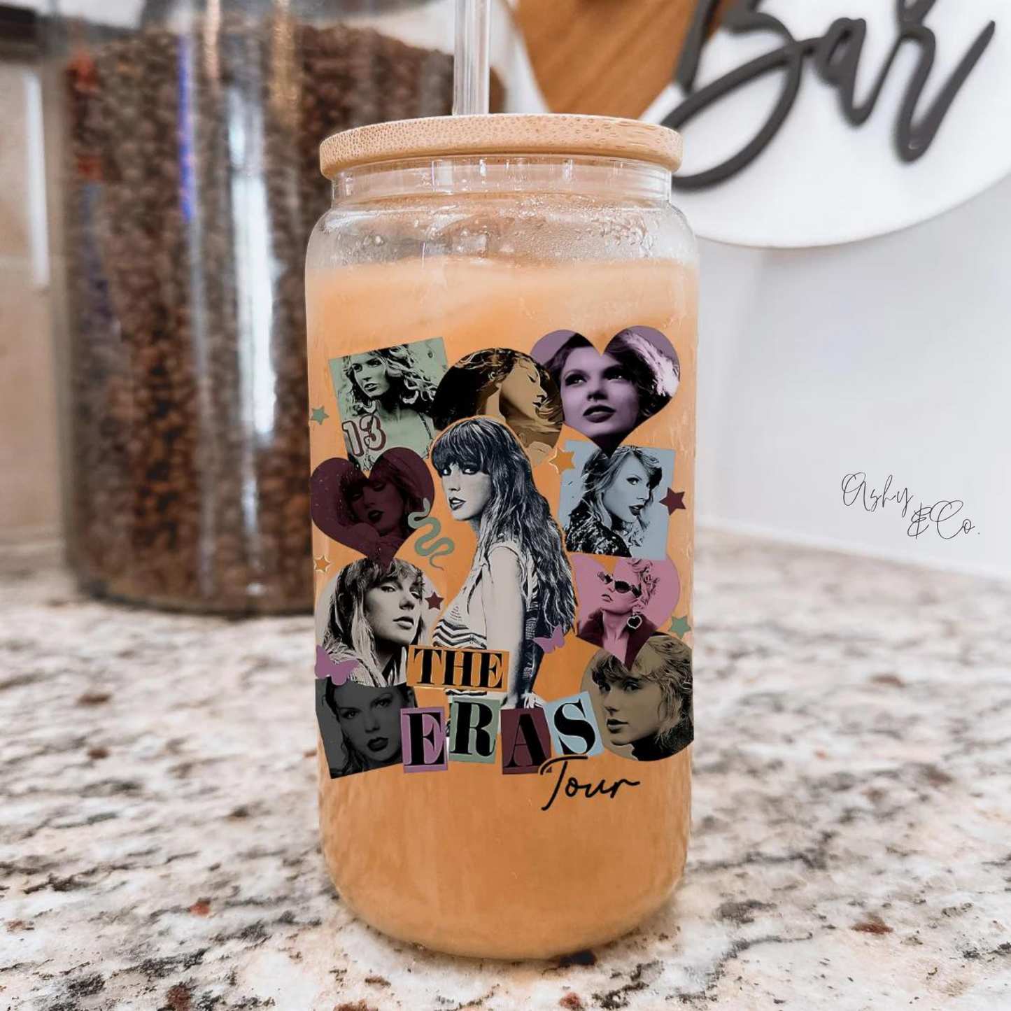 Era Tour Collage Glass Tumbler